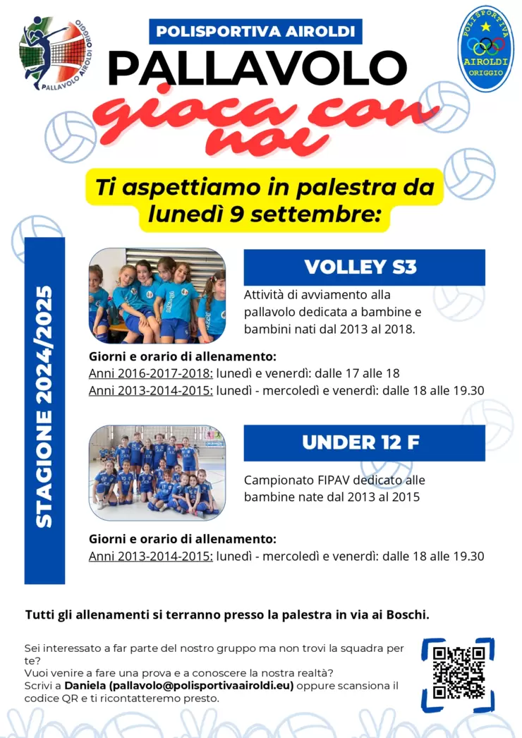 Open Day Pallavolo a Origgio