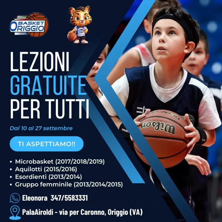 Open Day Minibasket a Origgio